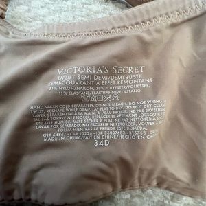 Victoria's Secret Padded Perfect Coverage Bra 34D